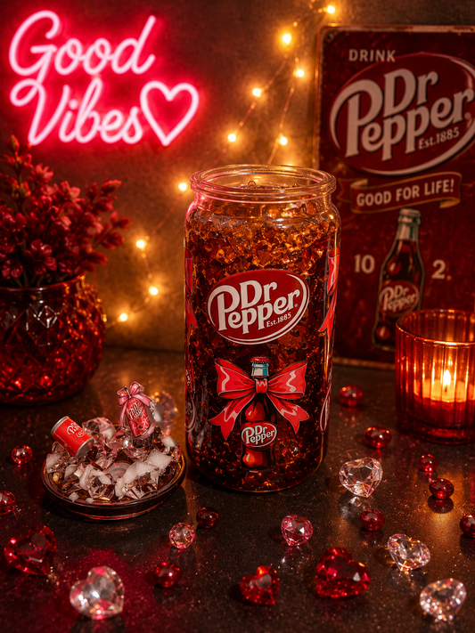 Dr Pepper Lover Acrylic Faux Ice Tumbler ❤️✨