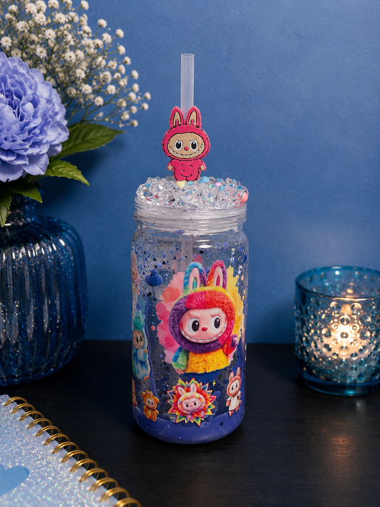 Rainbow Bunny Lava Tumbler 🌈✨